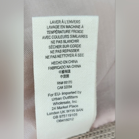 Free People Women's Cool & Clean Faux Leather Jacket Rose, Size 0 - Picture 5 of 7